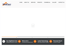 Tablet Screenshot of highpointelectric.us